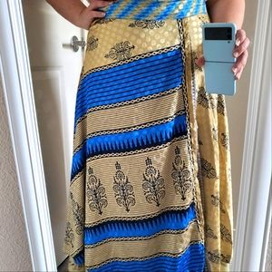 NWOT Sari Wrap Skirt 💛